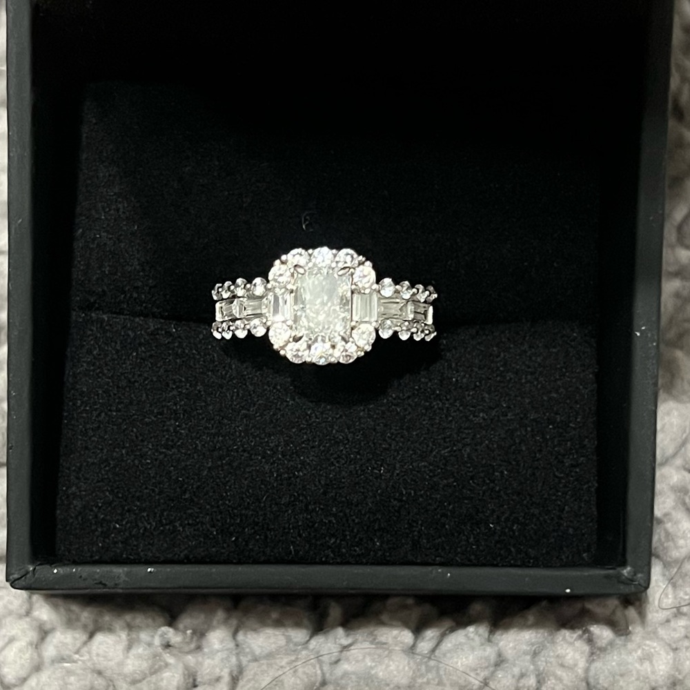 Sterling Silver Diamond CZ Ring